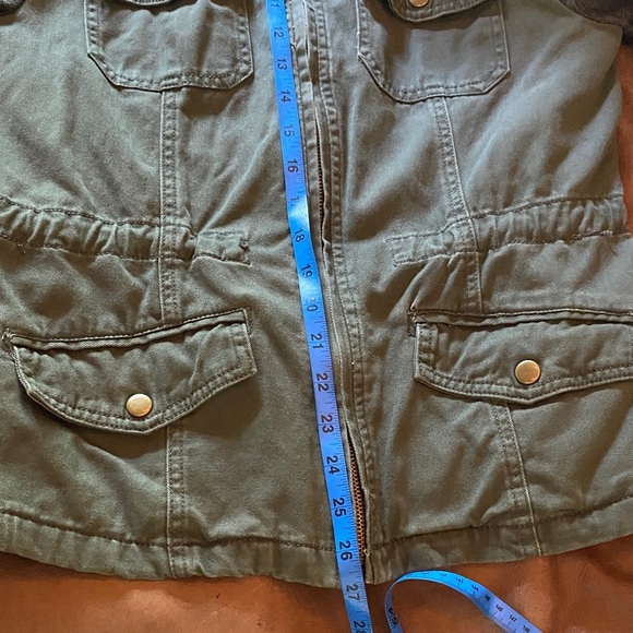 Ashley By 26 International Green and Black Utility Jacket - Picture 6 of 6